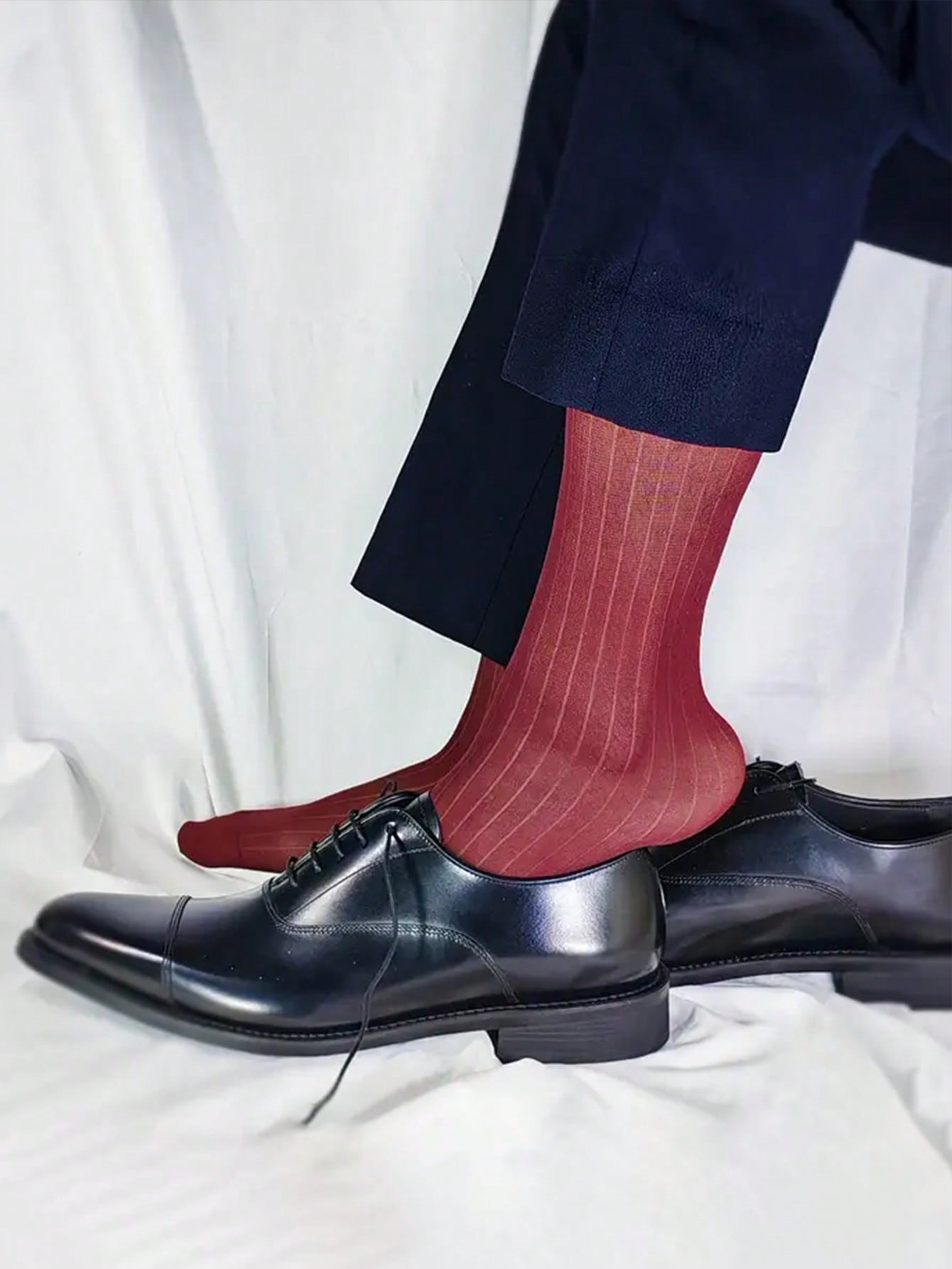 1 Pasang Kaus Kaki Pria yang N - Men Formal Wear All Black ulasan dan harga