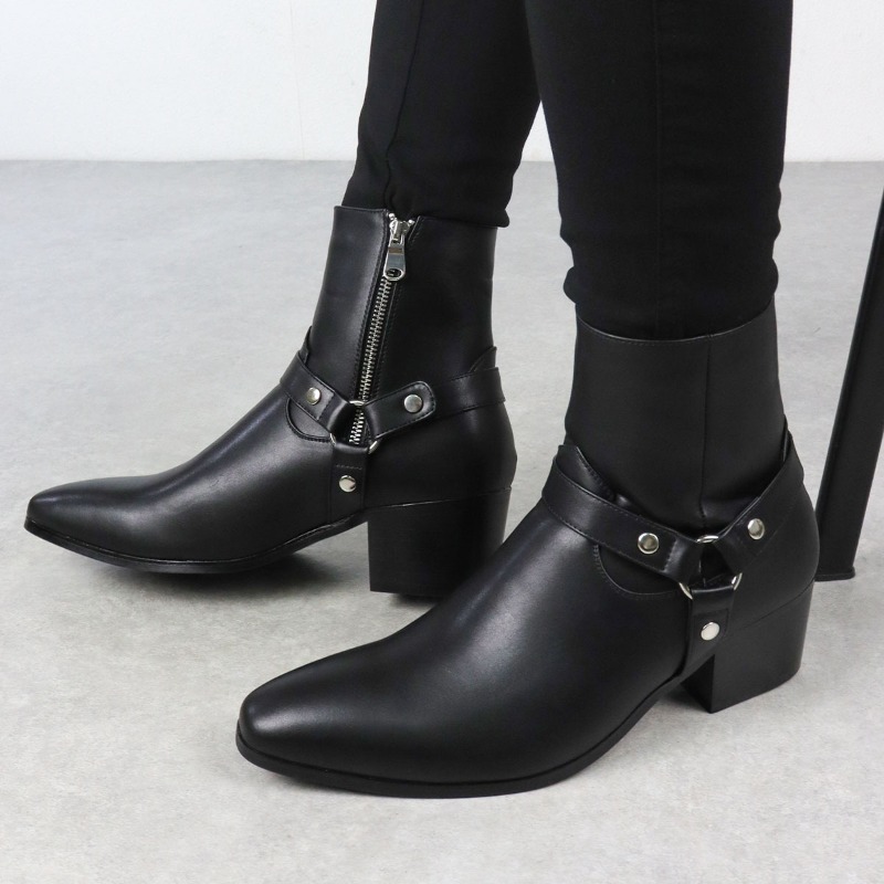 Sepatu Bot Pria Desainer Sepat - Men Formal Wear With Boots ulasan dan harga