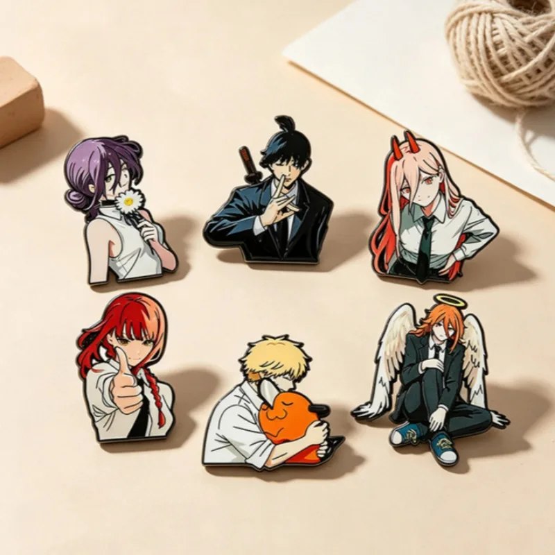Set Pin Enamel Chainsaw Man Re - Tuxedo Lapel Pin ulasan dan harga